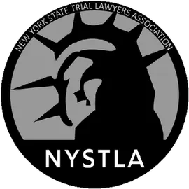 Logo for New York State Trial Lawyers Association - NYSTLA logo 2023