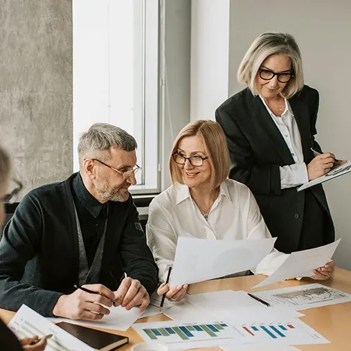 attorneys discussing attorney financing and law firm funding